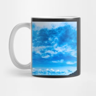 Blue Ocean Clouds Breeze Kahana Bay & Pier Mug